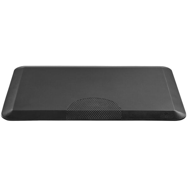 a black rectangular object with a white background
