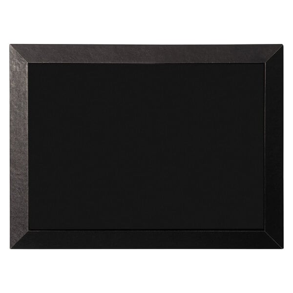 A black rectangular object with a black border.