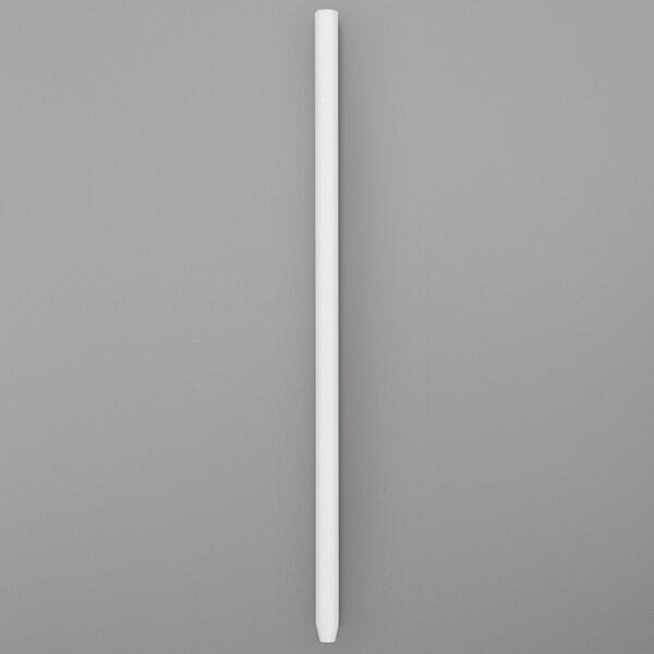A white paper candy apple stick.