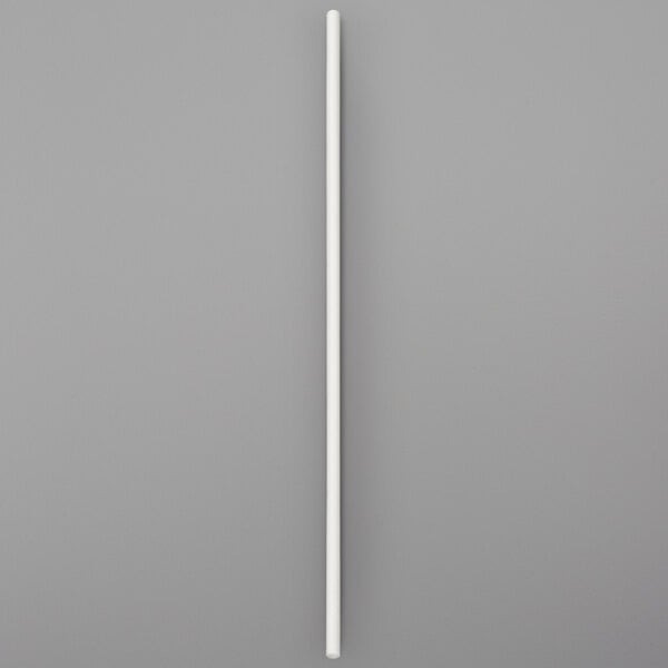 A white paper lollipop stick.