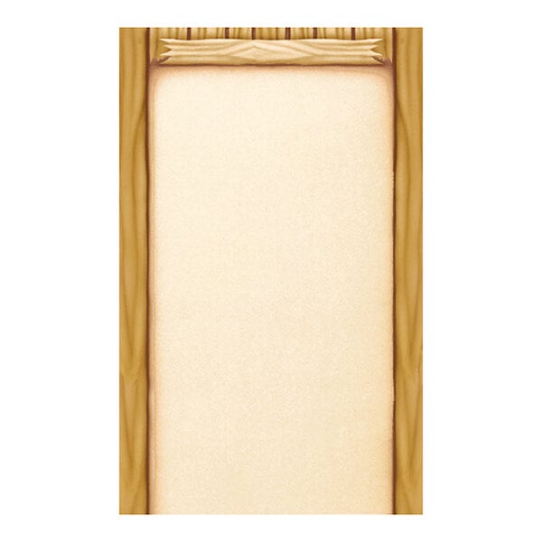 Choice 8 1/2" x 11" Menu Paper - Southwest Themed Saloon Design Middle Insert - 100/Pack