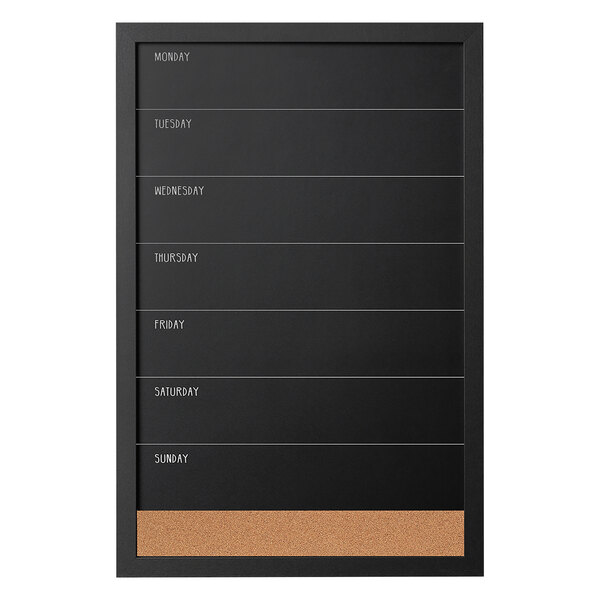 Mastervision Pm0329168 16 X 24 Cork Weekly Planner Chalk Main Picture