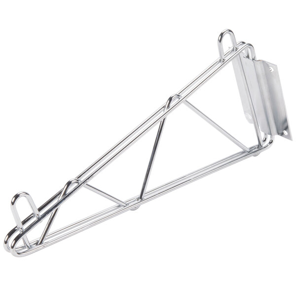 An Advance Tabco metal wall mounting bracket with a metal frame.