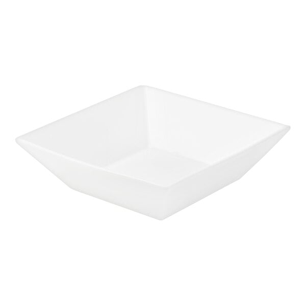 American Metalcraft Prestige 48 oz. White Porcelain Square Bowl