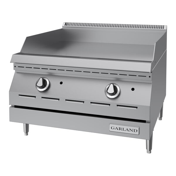 Garland GD-24GTH Designer Series Natural Gas 24" Countertop Griddle with Thermostatic Controls - 40,000 BTU