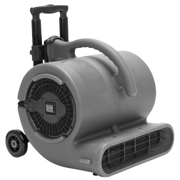 B-Air VP-50H Vent Grey 2-Speed Air Mover with Handle and Wheels - 1/2 hp