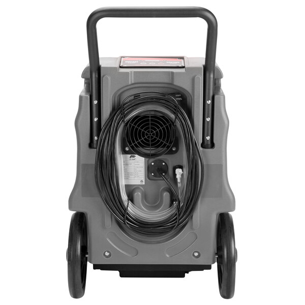 A red and black B-Air Vantage dehumidifier with a black cable.