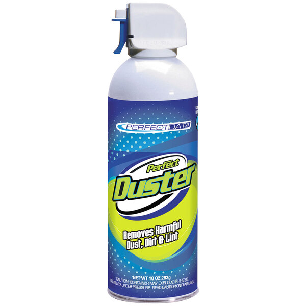 PerfectData 105870 Perfect Duster 10 oz. Compressed Air Duster 6/Pack