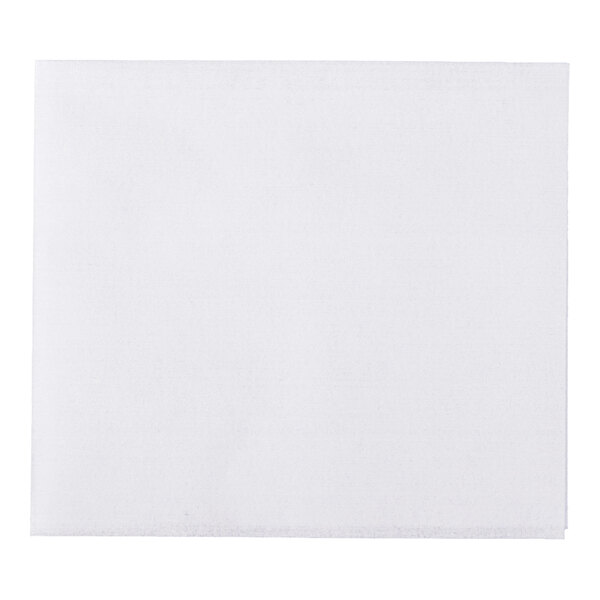A plain, white, square sheet with a smooth texture.