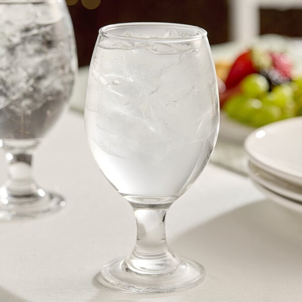 Acopa 14 oz. Glass Goblet - Sample