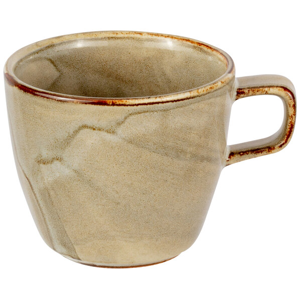 a close up of a cup