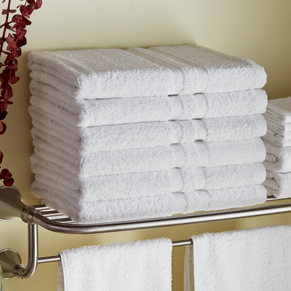 12 new 24x50 white hotel  brand bath towels hotel 100% cotton towels 