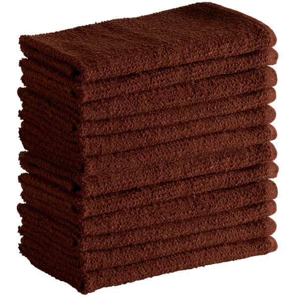 12 x 12 Brown Wash Cloth