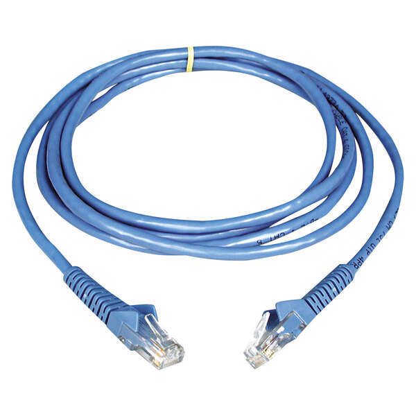 a close-up of a blue cable