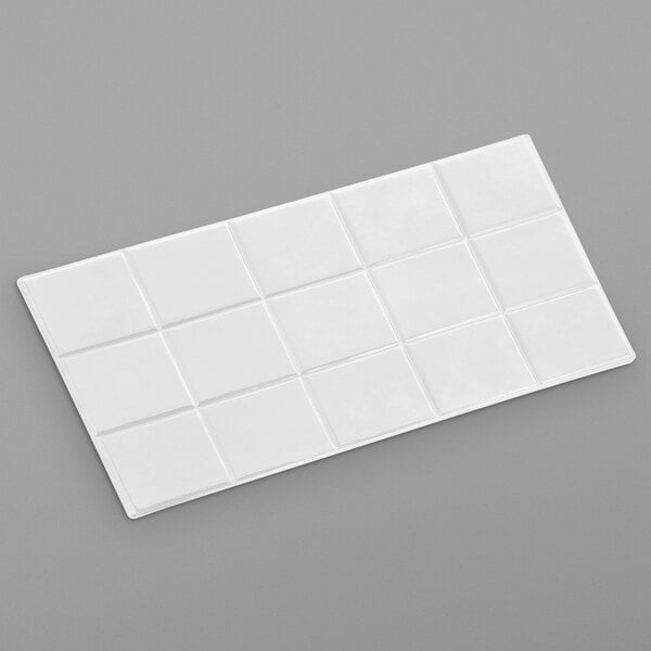 a white square with a black handle