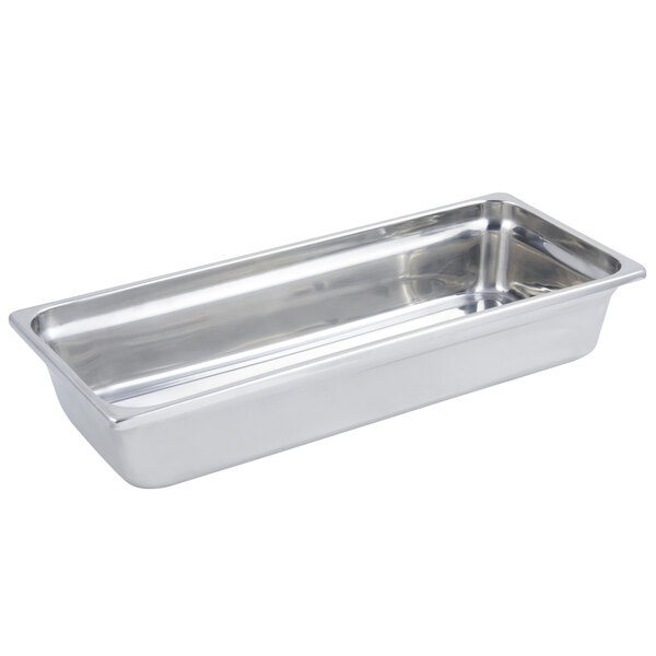 Bon Chef 5223 Hot Solutions 7 Qt Rectangular Stainless Steel Pan 3 3