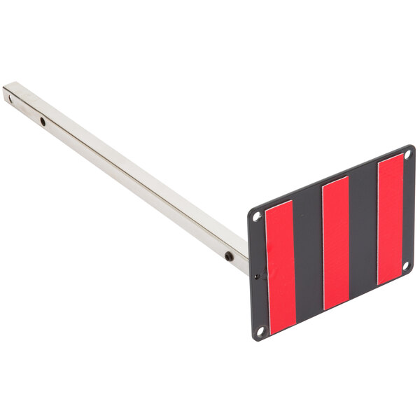 a long metal rod with a hole