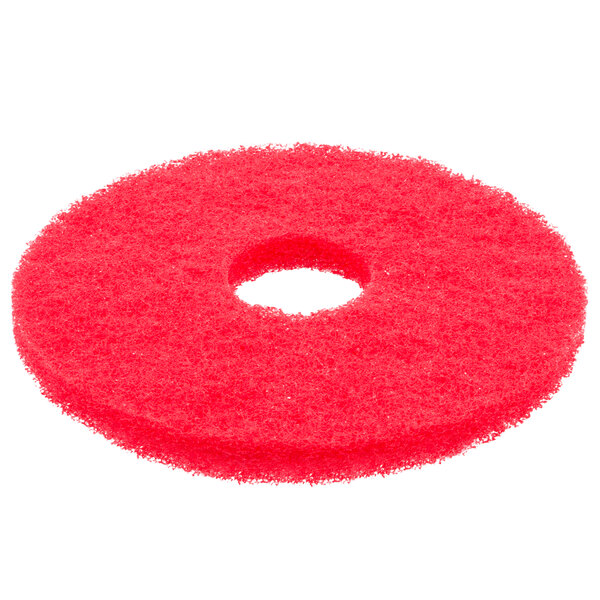 13" Floor Scrubbing Stripping Pads Round Floor Cleaning Pad Red x 5 