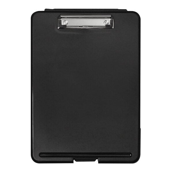 Universal Unv40318 1 2 Capacity 8 1 2 X 11 Black Storage Clipboard