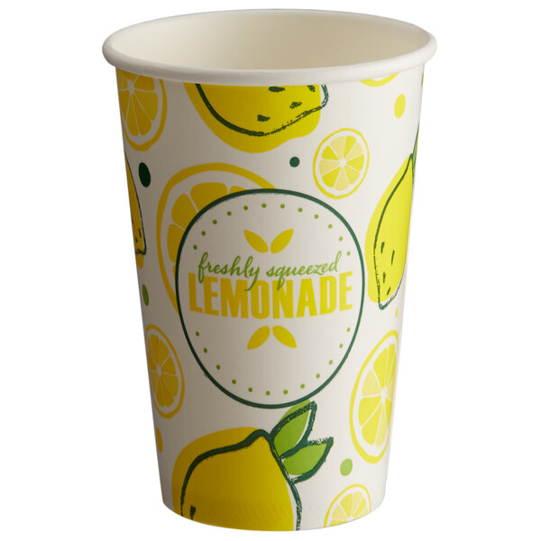 Carnival King 12 oz. PET Lemonade Cup - 1000/Case