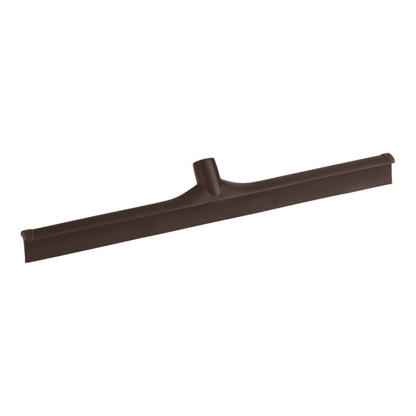 Carlisle 3656801 Sparta 24" Brown Single Blade Rubber Squeegee with Plastic Frame
