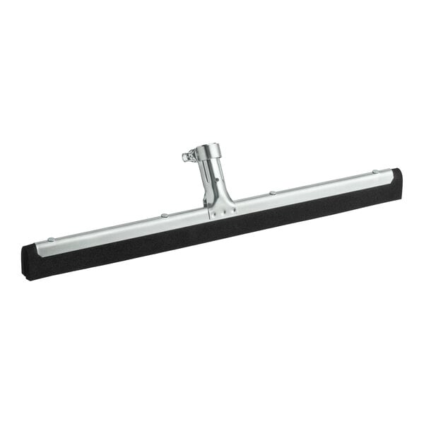 Carlisle 36631800 Flo-Pac 18" Black Double Foam Floor Squeegee with Metal Frame