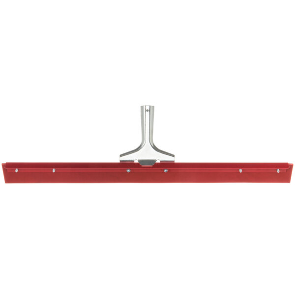 Colored Floor Squeegee - Rubber, 24, Red