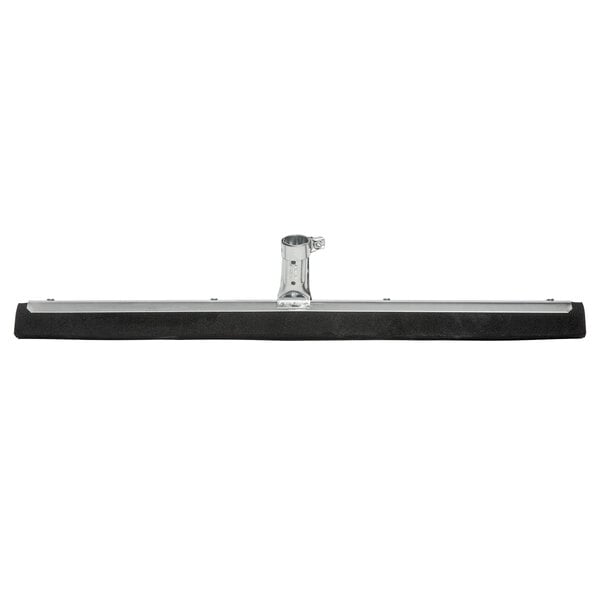 A black Rubbermaid double foam floor squeegee with a silver metal frame.