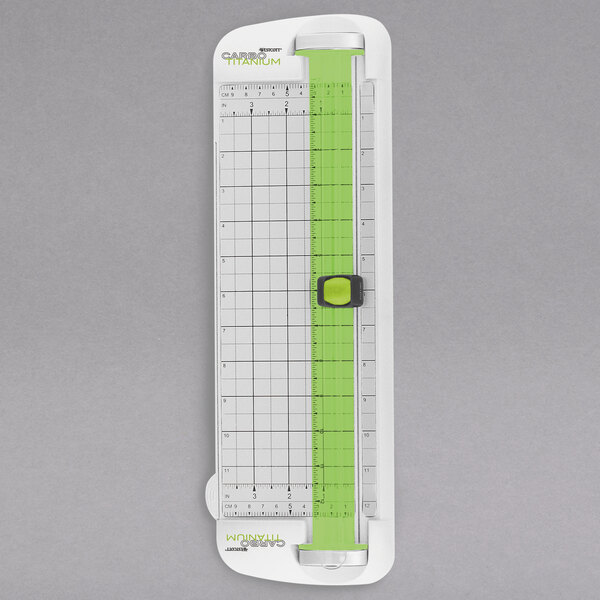 Westcott 16682 CarboTitanium 12" Plastic 10 Sheet Personal Paper Trimmer