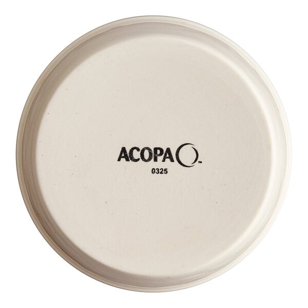 Acopa Keystone 7 oz. Vanilla Bean Porcelain Ramekin - 6/Pack