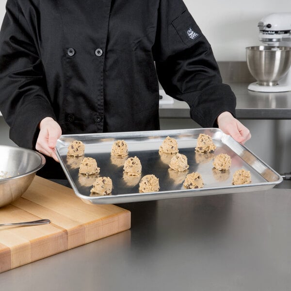 Heavy Baking Cookie Sheets Duty Aluminum Half Sheet Pan Kitchen Food 18 x 13 x 1 