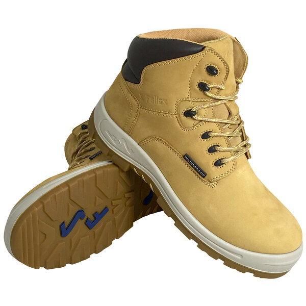 wheat color work boots