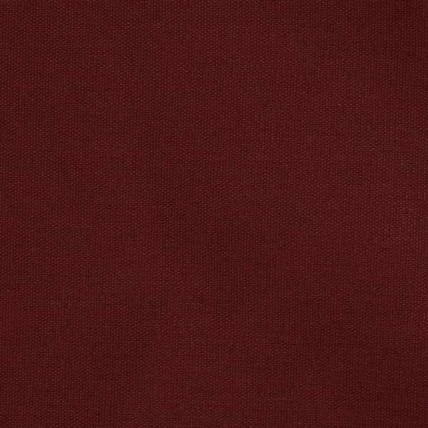 A close up of a dark red fabric with a white background.
