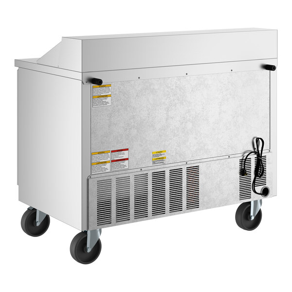 Beverage-Air SPED48HC-12C-2 48" 1 Door 2 Drawer Cutting Top Refrigerated Sandwich Prep Table with 17" Wide Cutting Board