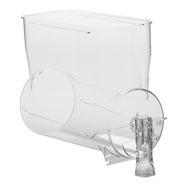 A clear 2.6-gallon replacement bowl for Narvon SM261, SM262, and SM263 beverage dispensers.