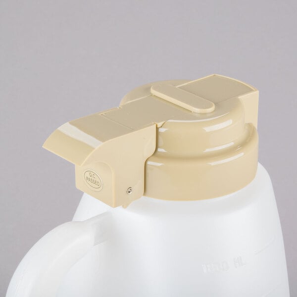 a close-up of a plastic container