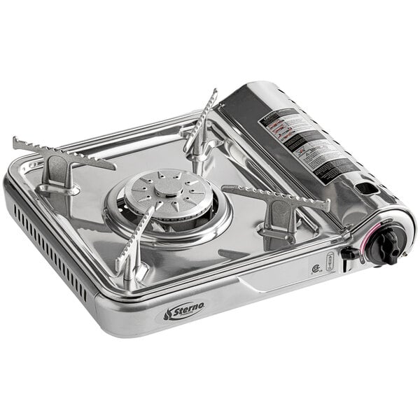 Sterno 50178 1-Burner Stainless Steel Butane Countertop Range / Portable  Stove - 7,000 BTU