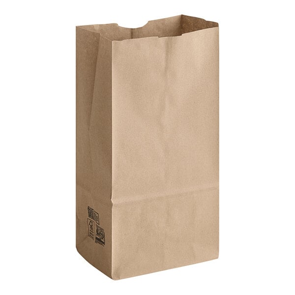 DURO Food Bag - Brown - Kraft, Paper - 400/Bundle - Grocery