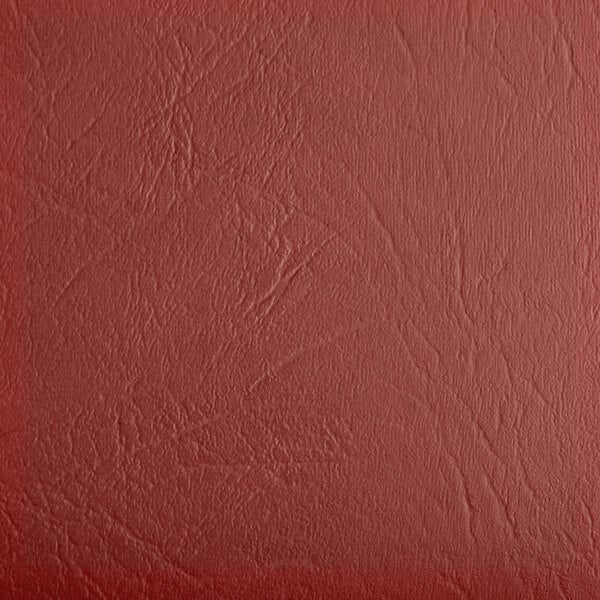 A burgundy vinyl padded seat cushion with a subtle textured finish.