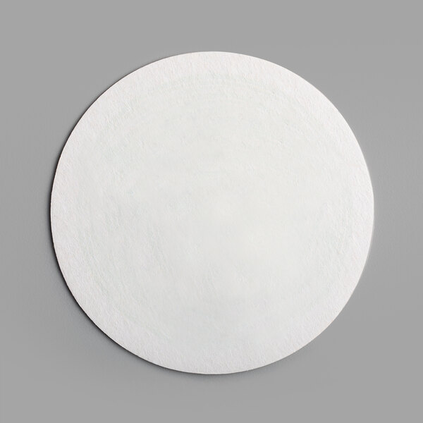 3 1/2" White Round 60 pt. Customizable Paper Coaster 1000/Case