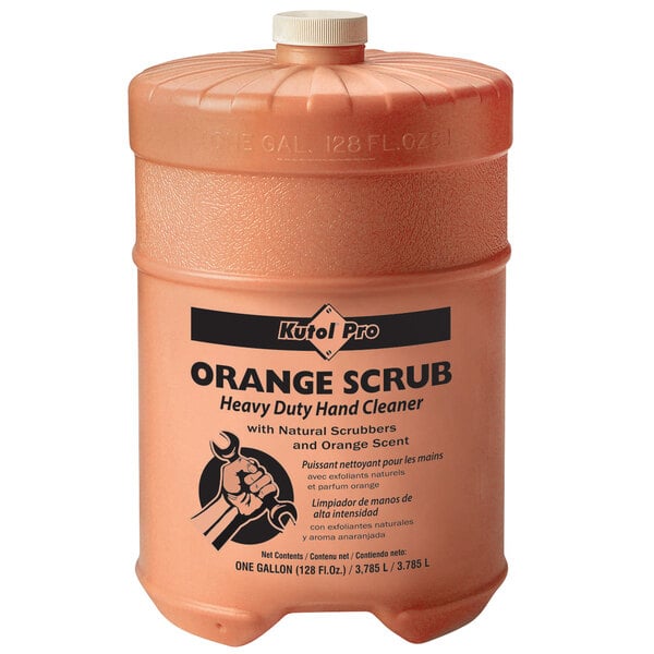 Kutol Pro 4907 orange scrub heavy-duty hand soap