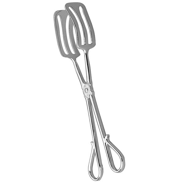 Tabletop Classics by Walco stainless steel pastry tongs with handles.
