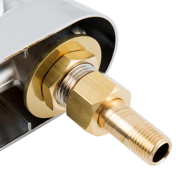 a close up of a metal object