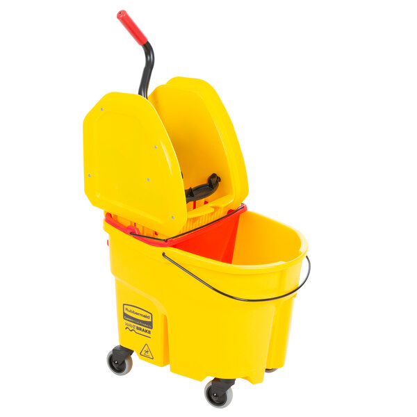 35-QT Dirty Water Bucket, Yellow 35-QT Dirty Water Bucket, Yellow