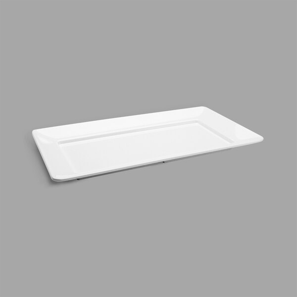 A white rectangular tray.