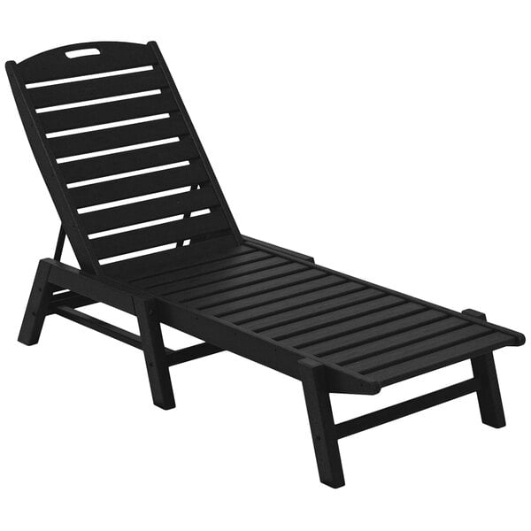 a black chair with a white background