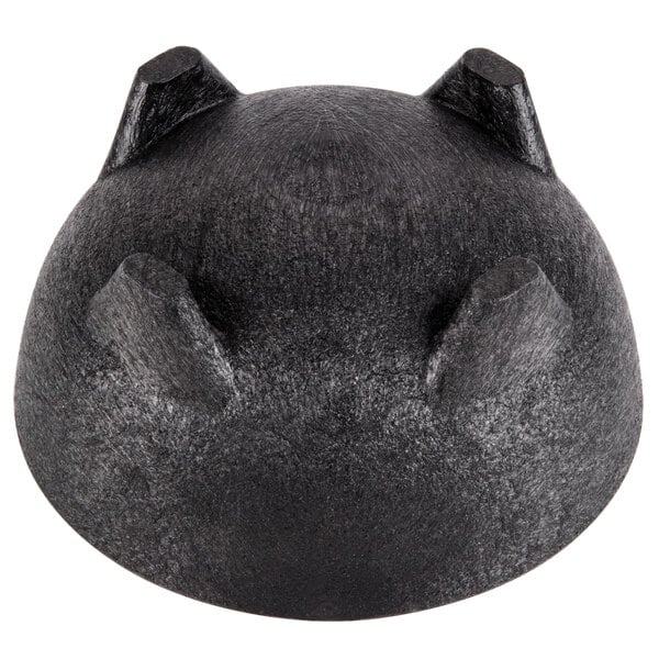 A black polypropylene Perfecto Molcajete.