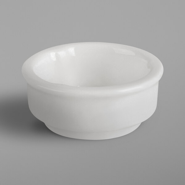 A white porcelain RAK ramekin.