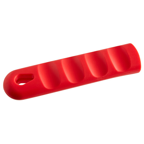Red Removable Silicone Pan Handle Grip / Sleeve for 10" and 12" Fry Pans