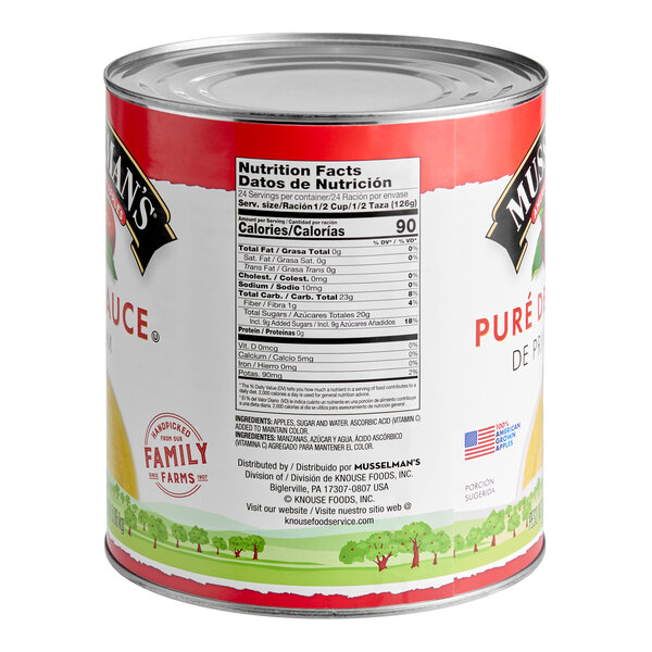 Musselman's #10 Can Premium Blend Applesauce - 6/Case